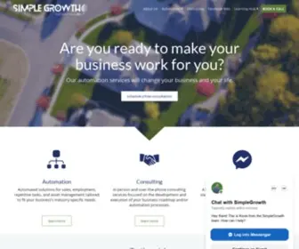 Simplegrowthsystems.com(Automation Services) Screenshot