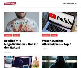 Simpleguides.de(Startseite) Screenshot