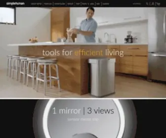 Simplehuman.com(Tools for efficient living) Screenshot
