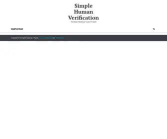 Simplehumanverification.com(The Best Working Tools Of 2020) Screenshot