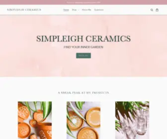 Simpleighceramics.com(Simpleigh Ceramics) Screenshot