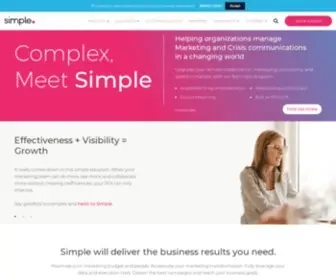Simple.io(Intelligent Marketing Software) Screenshot