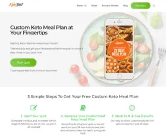 Simpleketotest.com(Simple Keto Test) Screenshot