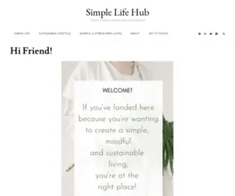 Simplelife-Hub.com(Welcome) Screenshot