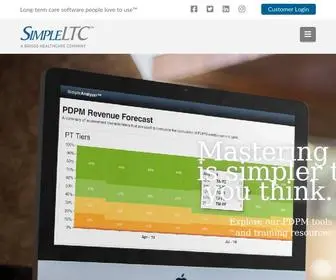 Simpleltc.com(Long-term care software) Screenshot