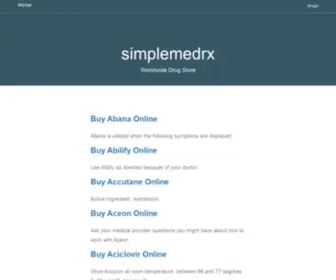 Simplemedrx.top(Buy online) Screenshot