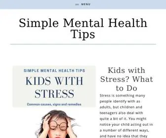 Simplementalhealthtips.com(Simple Mental Health Tips) Screenshot