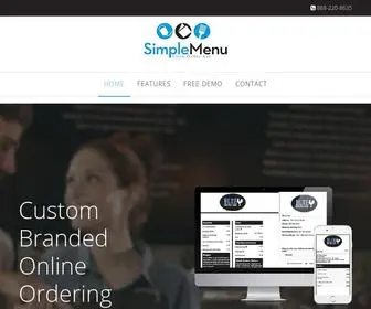 Simplemenu.com(Restaurant Online Ordering) Screenshot