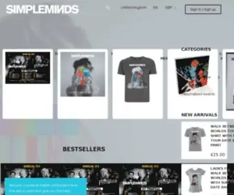 Simplemindsshop.com(Simple minds shop) Screenshot