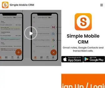 Simplemobilecrm.com(Simple Mobile CRM) Screenshot