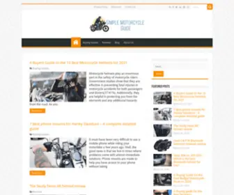 Simplemotorcycleguide.com(Roy Fords Simple Motorcycle Guide) Screenshot