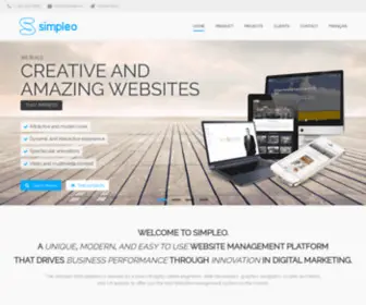 Simpleo.com(Easy Website Management) Screenshot