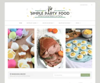 Simplepartyfood.com(Simple Party Food) Screenshot