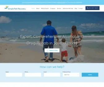 Simplepathrecovery.com(Florida Addiction Treatment Center) Screenshot