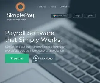 Simplepay.co.za(Simple payroll) Screenshot