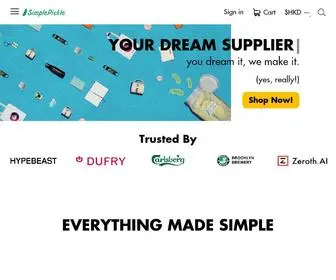 Simplepickle.com(New Home) Screenshot