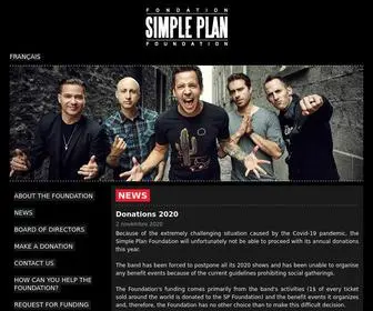 Simpleplanfoundation.com(Simple plan foundation) Screenshot