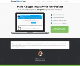 Simplepodcastpress.com(Simple Press Plugins Simple Podcast Press) Screenshot