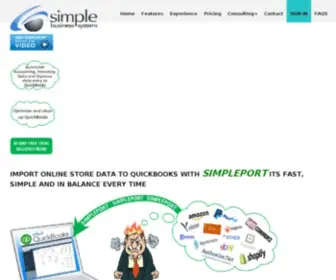 Simpleport2.com(SimplePort QuickBooks Import Service) Screenshot