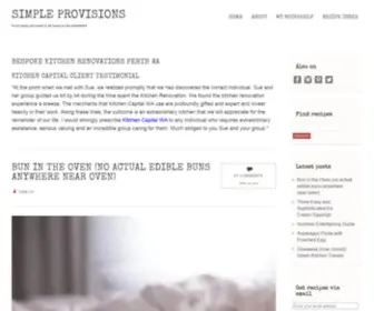 Simpleprovisions.com.au(Simple Provisions) Screenshot