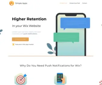 Simplepush.co(Setup push notifications for Wix) Screenshot