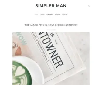 Simplerman.com(Simpler Man) Screenshot