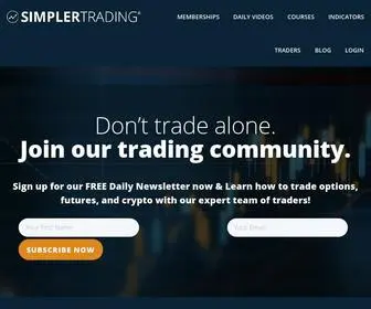 Simplertrading.com(Learn to Trade Online) Screenshot