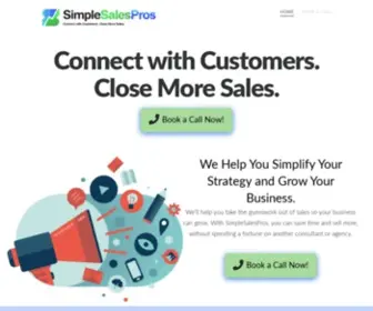 Simplesalespros.com(Connect with Customers) Screenshot