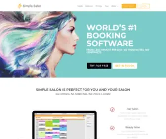 Simplesalon.com(Simple Salon) Screenshot