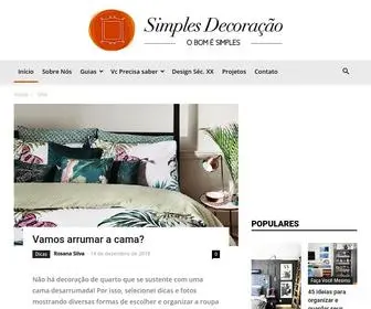 Simplesdecoracao.com.br(Simples Decoração) Screenshot