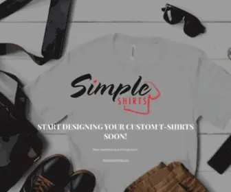 Simpleshirtsonline.com(Simple Shirts) Screenshot