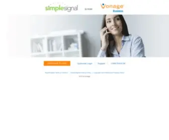 Simplesignal.com(Business VoIP Phone Systems) Screenshot