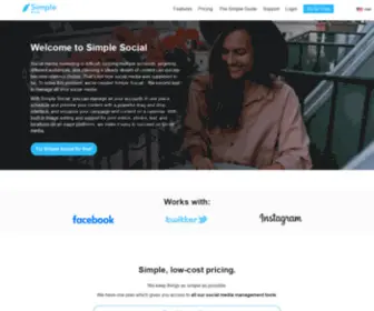 Simplesocialapp.com(Simple Social) Screenshot