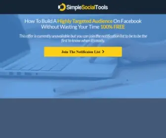 Simplesocialtools.com(Simple Social Tools) Screenshot