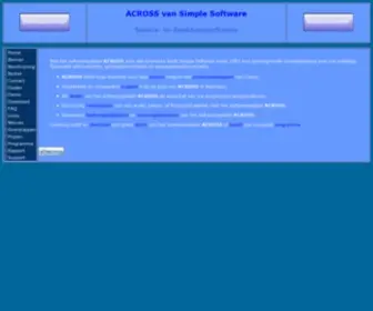 Simplesoftware.nl(Across) Screenshot