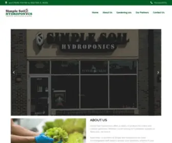 Simplesoilhydroponics.com(Grow your own) Screenshot