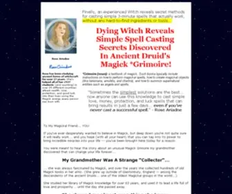 Simplespellcasting.com(The Simple Spell Casting System) Screenshot