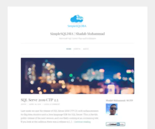 SimplesqLdba.com(Shadab Mohammad) Screenshot