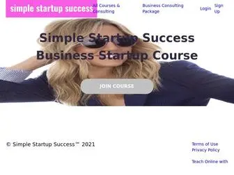 Simplestartupsuccess.com(Simple Startup Success) Screenshot