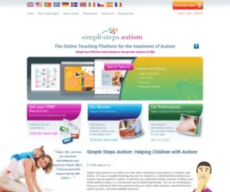 Simplestepsautism.com(Simple Steps Autism) Screenshot