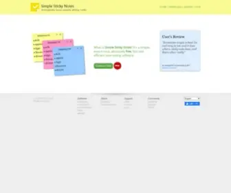 Simplestickynotes.com(Simple Sticky Notes) Screenshot