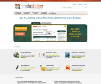 Simplestudies.com(Accounting tutorials) Screenshot