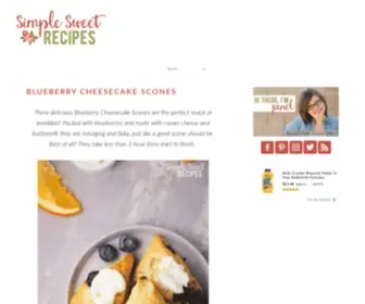 Simplesweetrecipes.com(Simple Sweet Recipes) Screenshot