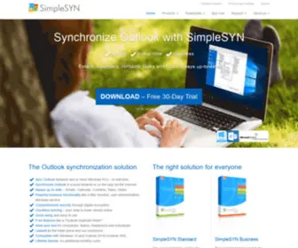 Simplesyn.net(Outlook synchronisieren) Screenshot