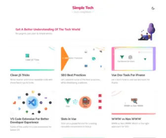 Simpletech.xyz(Get A Better Understanding Of The Tech World) Screenshot