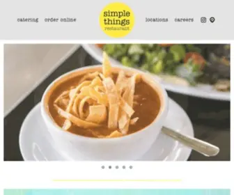 Simplethingsrestaurant.com(Simplethings) Screenshot