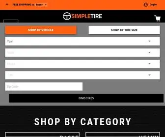 Simpletire.com(The Best Prices on New Tires for Every Vehicle) Screenshot