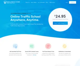 Simpletrafficcourse.com(Simple Traffic Course) Screenshot