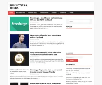 Simpletrick.in(Simple Tips & Tricks) Screenshot