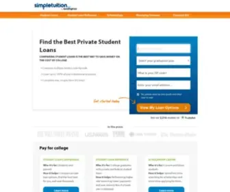 Simpletuition.com(Compare Student Loans & Student Loan Refinancing) Screenshot